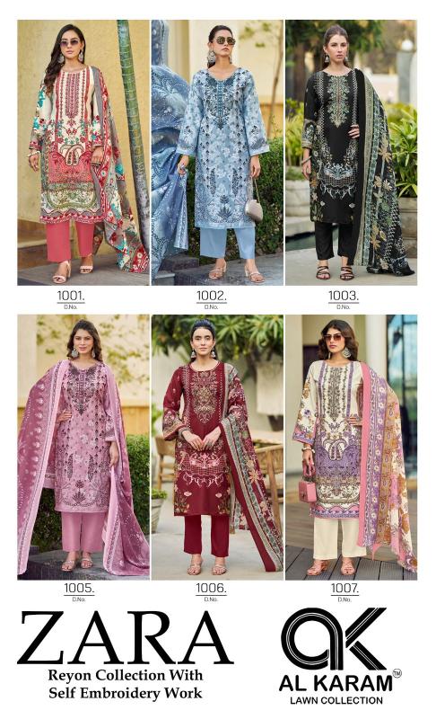 Alkaram zara vol-1 textiles wholesale kurtis bengaluru karnataka